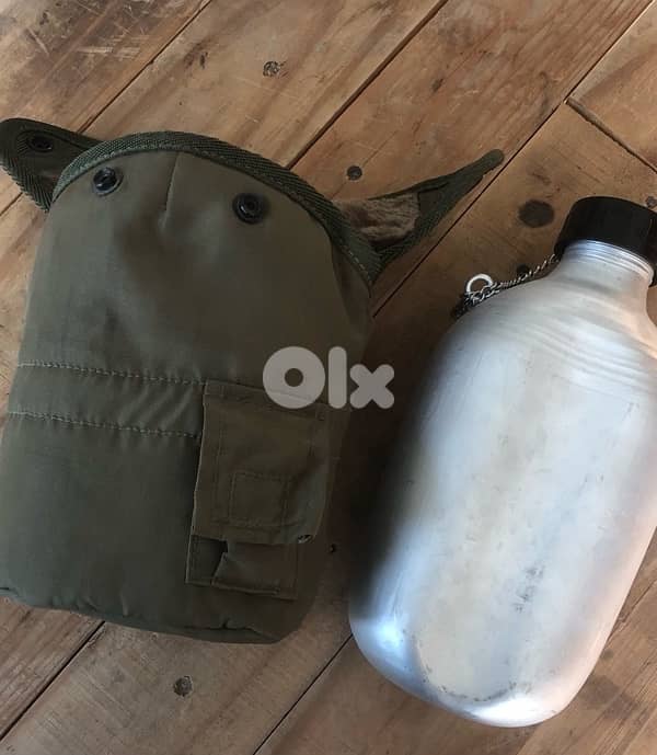 Military Water Bottle with Cup & Cover | Camping & Outdoor 2