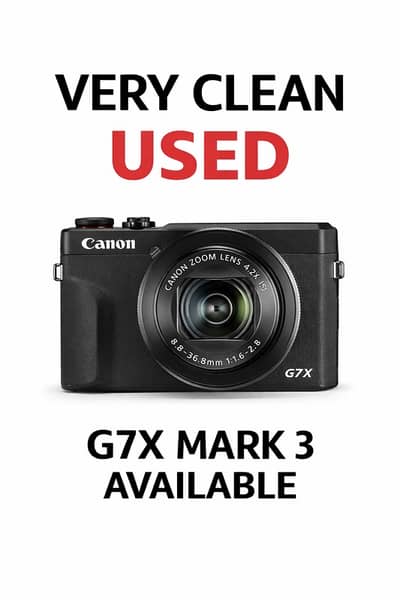 canon camera g7x mark 3