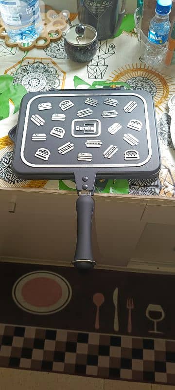 double sided grill pan