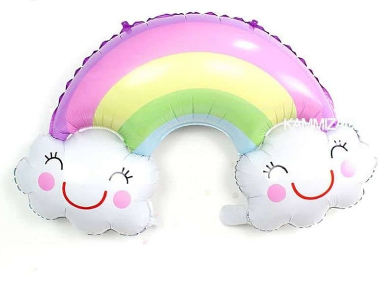 colorful rainbow birthday decoration 3