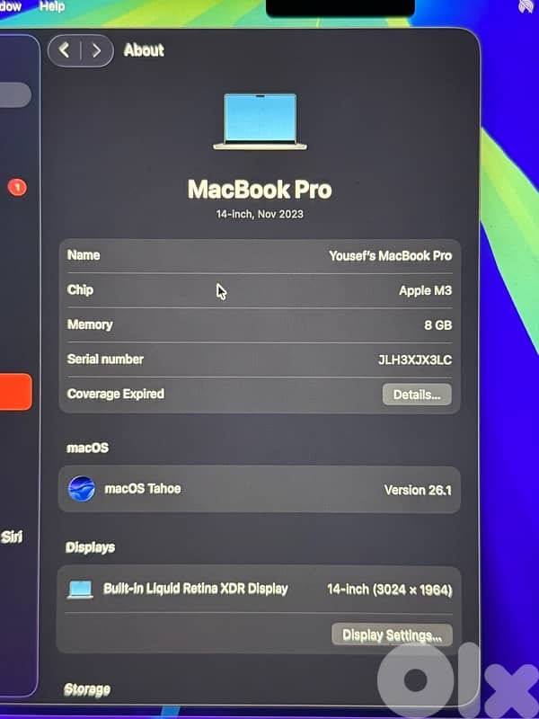 macbook Pro M3 2
