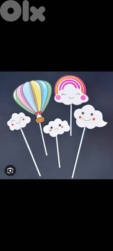 colorful rainbow birthday decoration 11