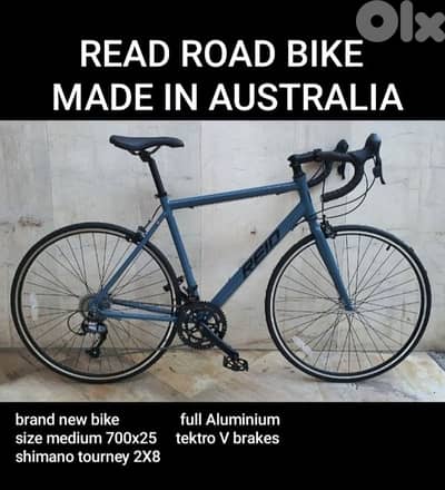 Read road bike size M Aluminium 2x8 sp