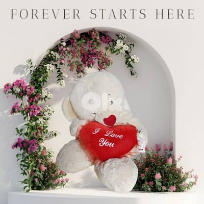 valentine's decorations plush Bear
