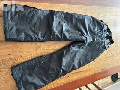 Black Kids Ski Pants - crane