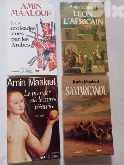 four books for Amin Maalouf for 30$ can be sold separatly