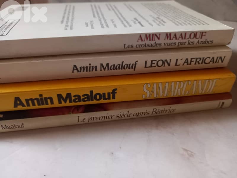 four books for Amin Maalouf for 30$ can be sold separatly 1