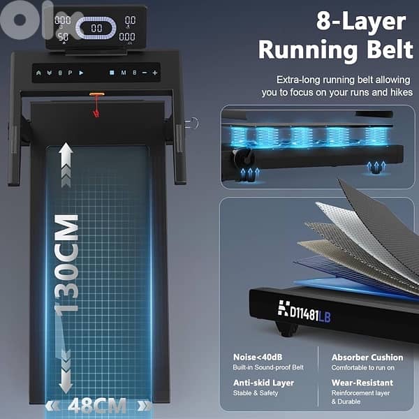 Treadmills for Home, Foldable Treadmill 1