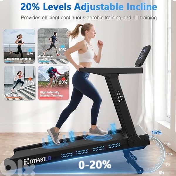 Treadmills for Home, Foldable Treadmill 3