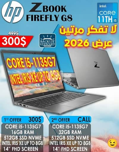 zbook core i5 11th 14 inch fhd