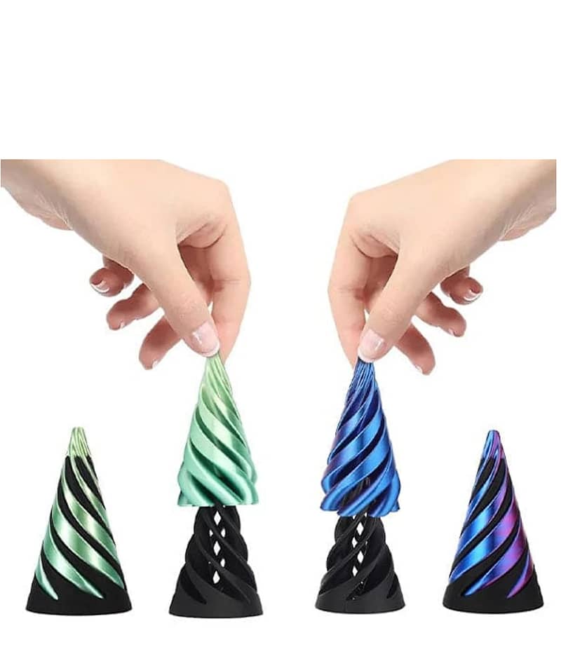 3D Printed Fidget Cones 1