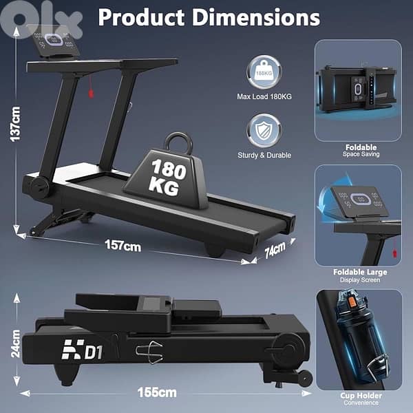 treadmills , portable 6