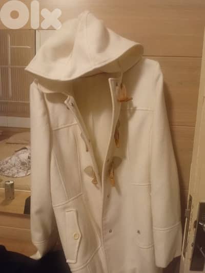 coat white long