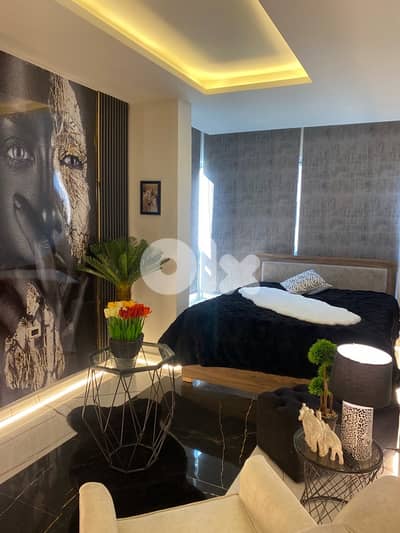 ستديو مفروش لإيجار فردان عين التينه كهربا٢٤ شهري 750$ يومي 40$