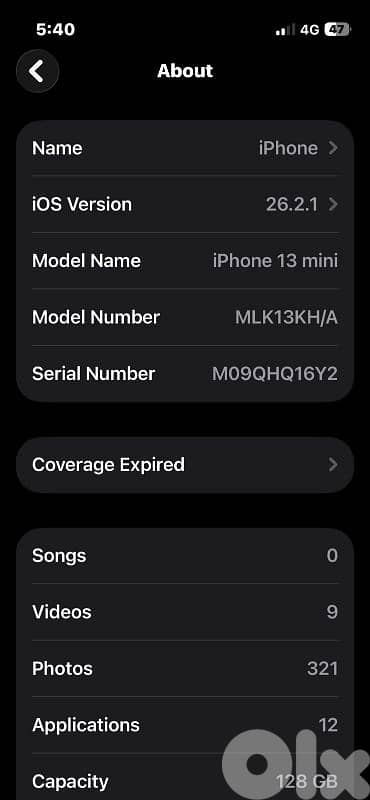 iphone 13 mini 128 gb white with box 3