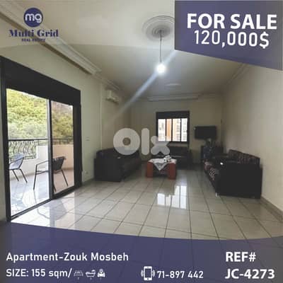 JC-4273 / Apartment for Sale in Zouk Mosbeh, شقة للبيع في ذوق مصبح