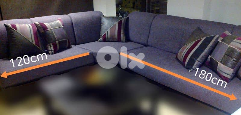 Living Room Sofa (3 pieces, L shape) 1