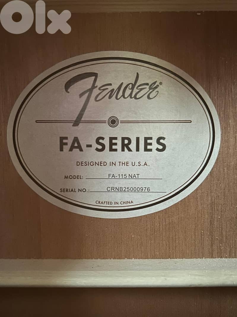 Fender FA-115 Acoustic Guitar 1