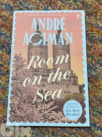 Bestselling André Aciman Room On The Sea Original book