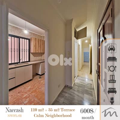 Naccashe | 110m² + 35m² Backyard Terrace | Calm Neighborhood | Floor 1