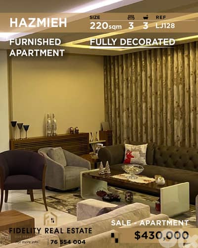 Apartment for sale in Hazmieh LJ128 شقة  للبيع في حازمية