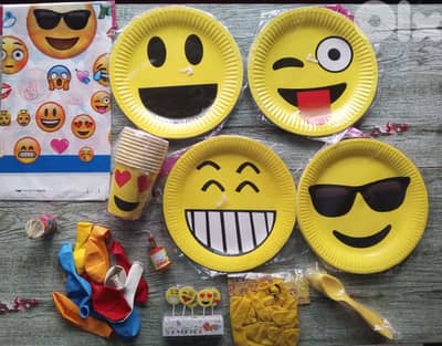 funny emoji party decoration