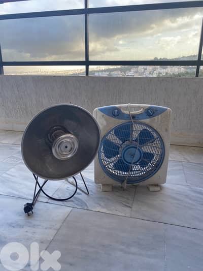 دفاية كهربا ومروحة