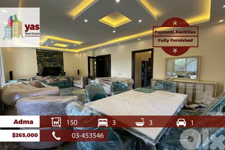 Adma 150m2 | New | Fully Furnished | Payment Facilties | Calm Area|IV