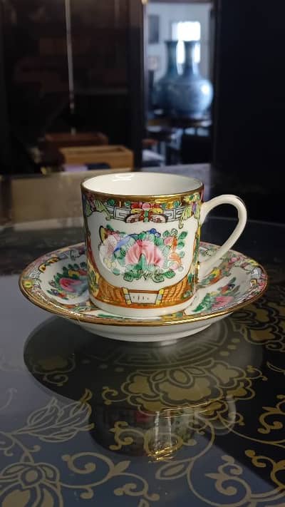 1 DOZEN HANDMADE VINTAGE COFFEE CUPS