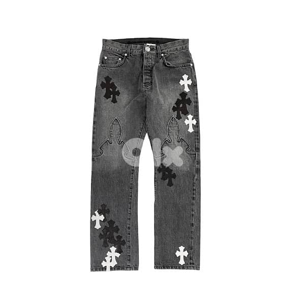 Chrome Hearts Black & White Cross Patch 1