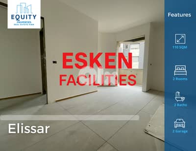 110 SQM Apartment For Sale In Elissar With Esken Facilities #DH11062