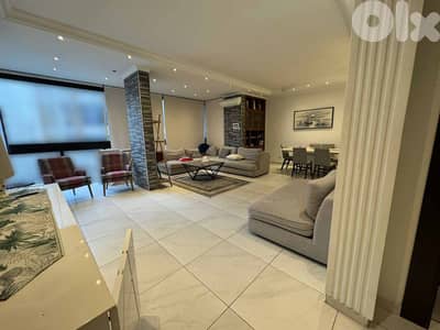 FURNISHED APARTMENT IN RAWCHE PRIME (160SQ) 3 BEDROOMS , (AM-315)