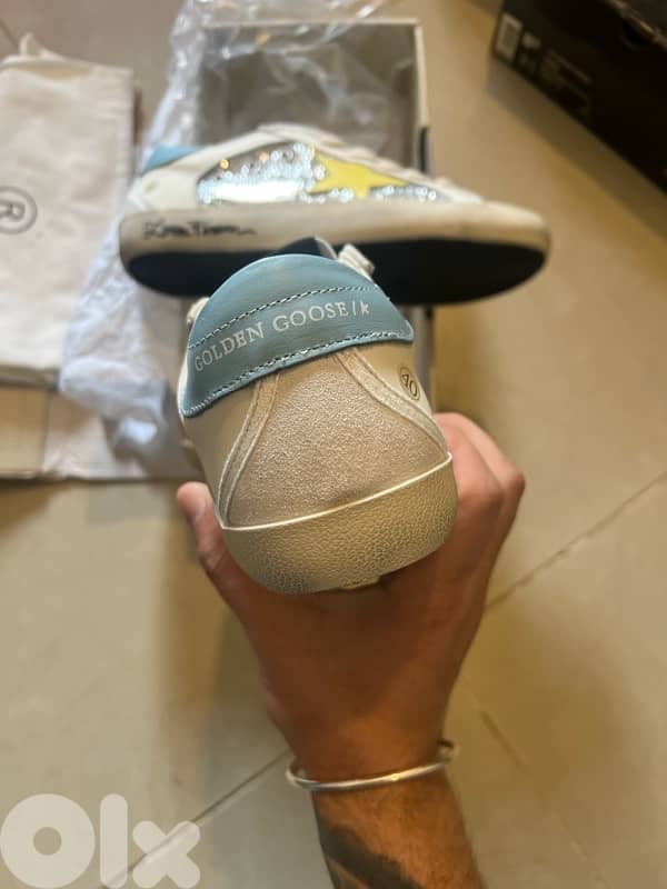 Golden Goose Super-Star Glitter Bio Based Low Top Sneaker 3