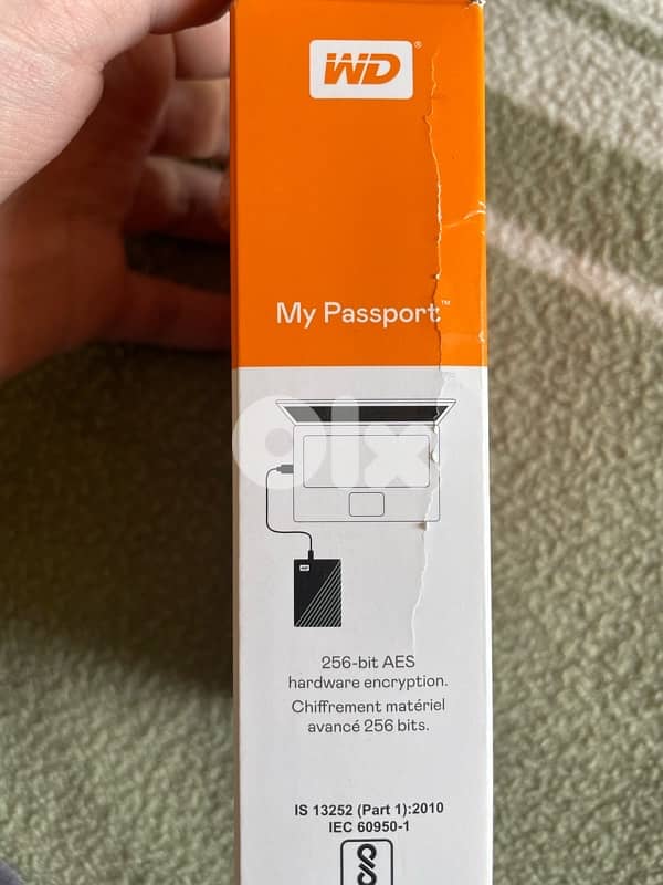 WD My Passport 2TB Portable Hard Drive 3