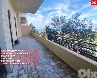 50% Down Payment/Bouar/بوار/Sea view ! REF#DC132516 !