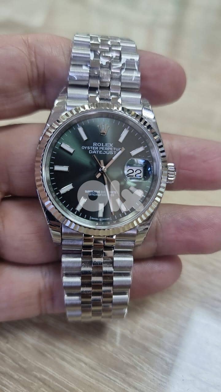 Datejust 36mm – Mint Green Dial – Super Clone 1:1 – 3235 Movement 2