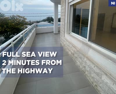 Maid’s Room/Balconies/Full Sea View/Aamchit/عمشيت ! REF#NI132545 !