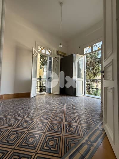 Charming traditional apartment with Character for rent in Achrafieh.