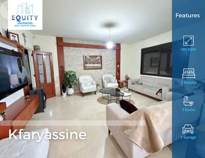 180 SQM Apartment For Sale In Kfaryassine شقة للبيع #HS11472