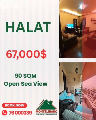 90 sqm Apartment For Sale in Halat حالات with Open Sea View