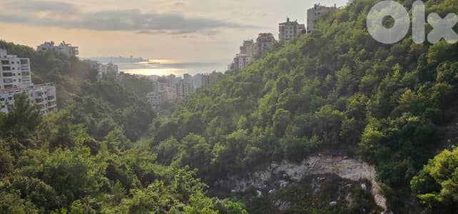 Land for sale in Awkar/ Awesome Seaview