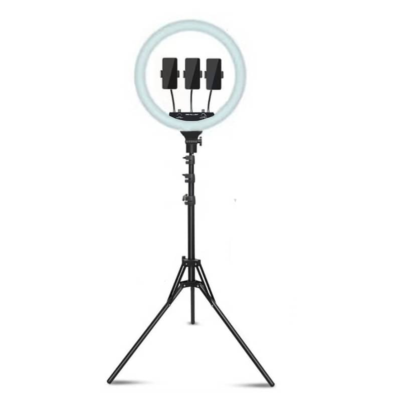 Conqueror Multipurpose Ring Light 18” with Tripod for Mobile Phone 1