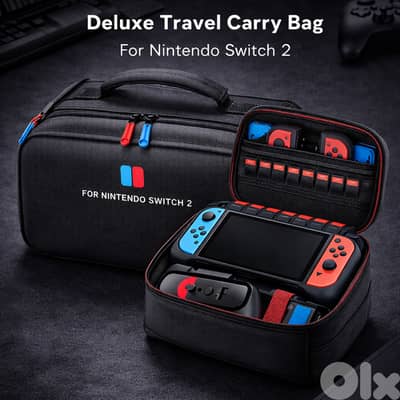 Deluxe Travel Carry Bag For Nintenfo Switch 2