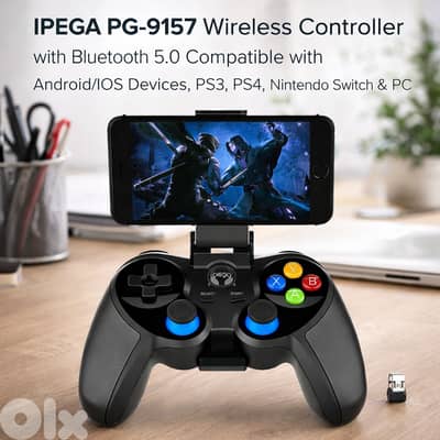 IPEGA Wireless Controller with Bluetooth Compatible Android/iOS,PC,PS