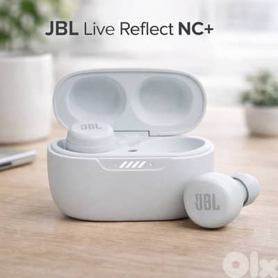 JBL Live Free NC+ Noise Cancelling True Wireless Earphones - White