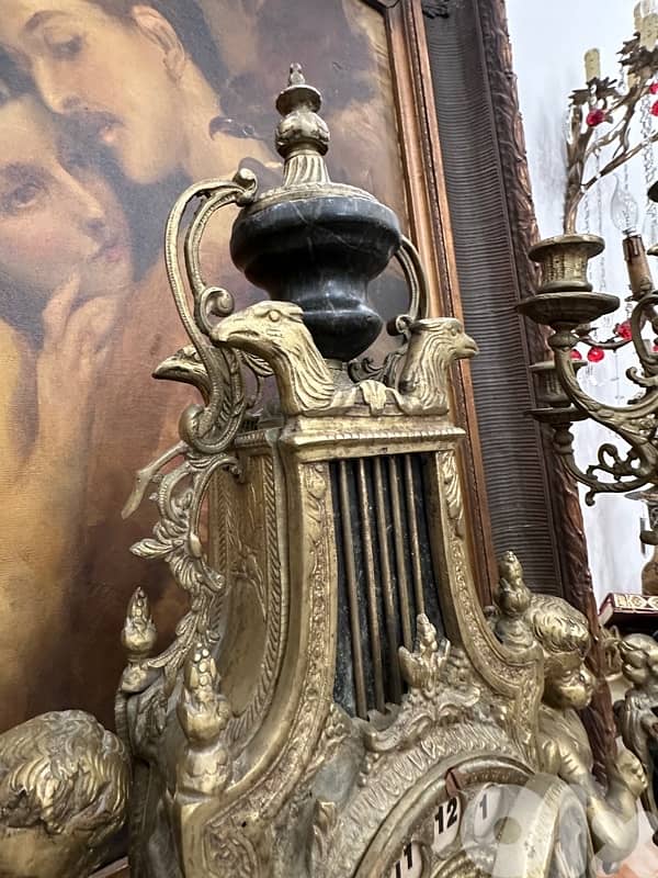 Imperial Mantle Clock Candelabra Garniture Set 12