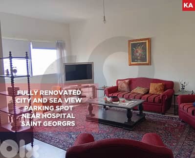 City and sea view, prime location, achrafieh/الأشرفية REF#KA129568