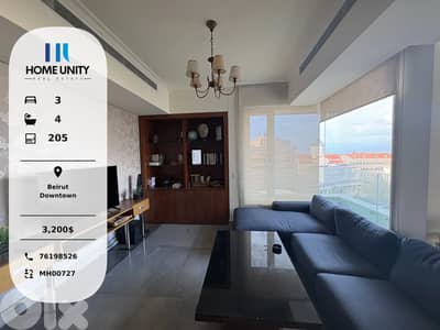 fully furnished apartment for rent in Downtown, Beirut