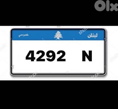 plate number