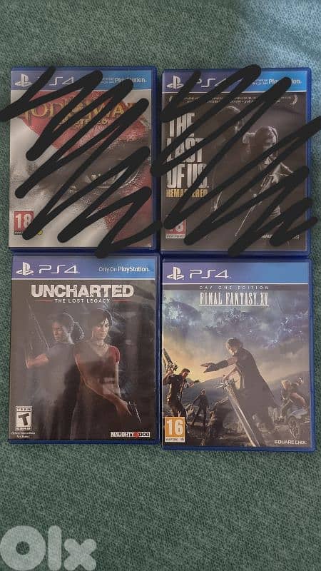 PS4 games for sale 1